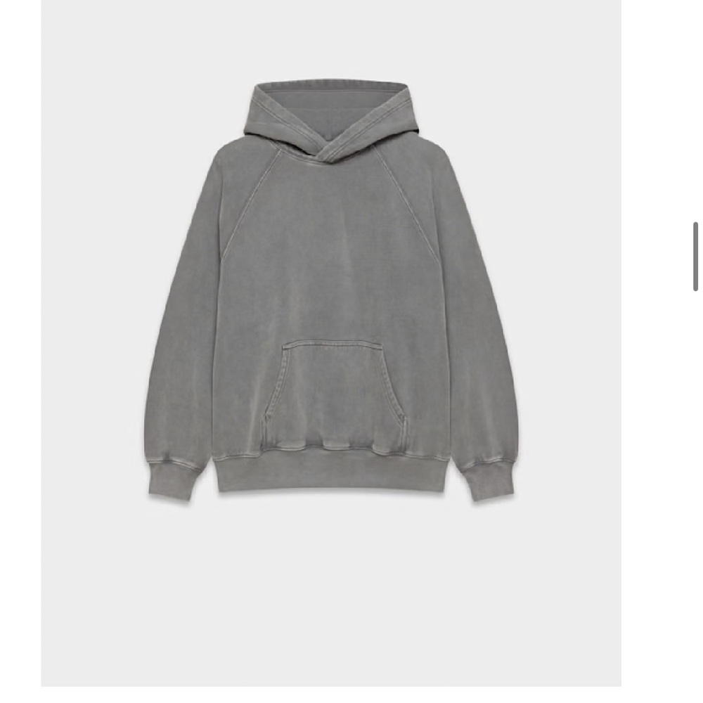 Aritzia Cozy Sweatfleece Mega Raglan™ Hoodie- 
Size M, Lived-in Dark Grey